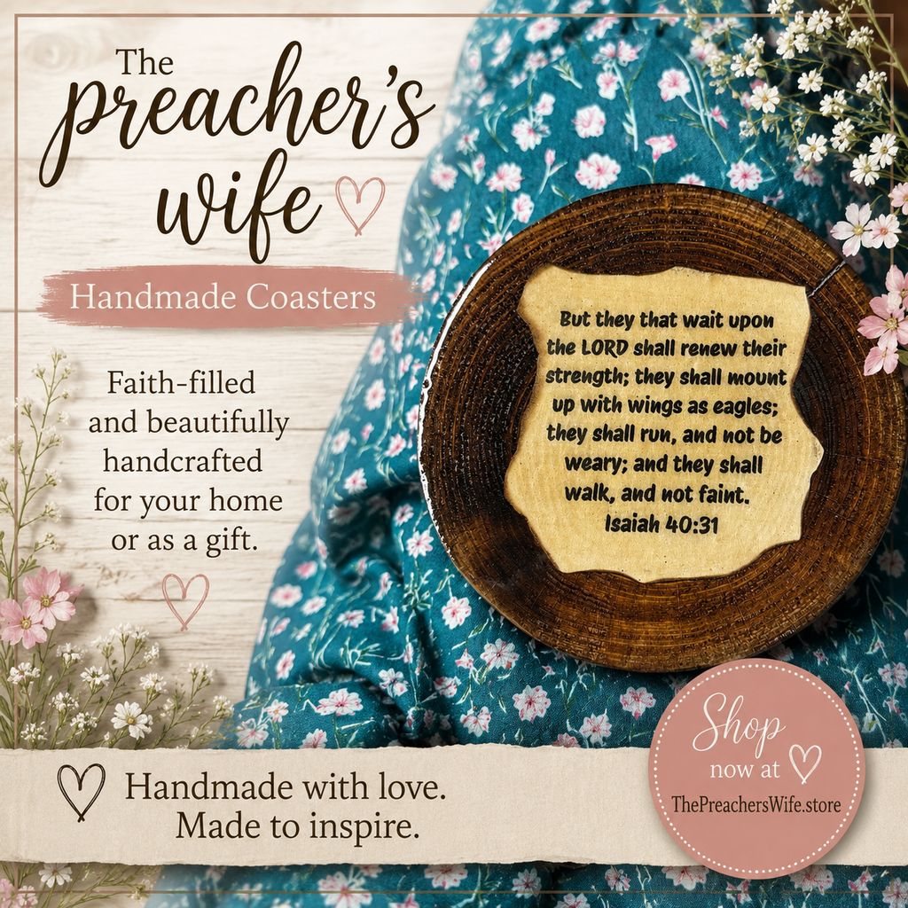 Bible Verse Wood Coasters
