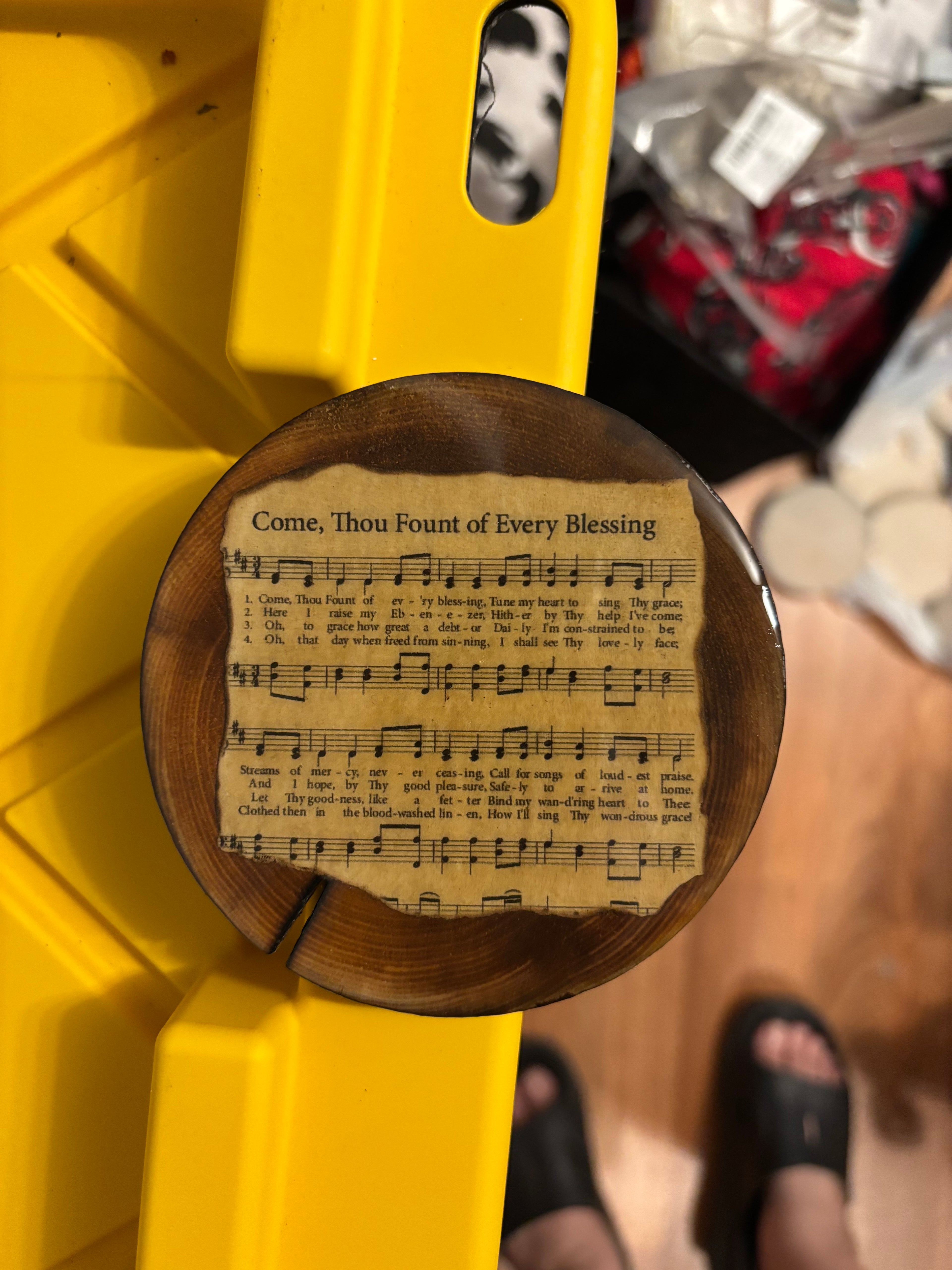Hymn Wood Coasters