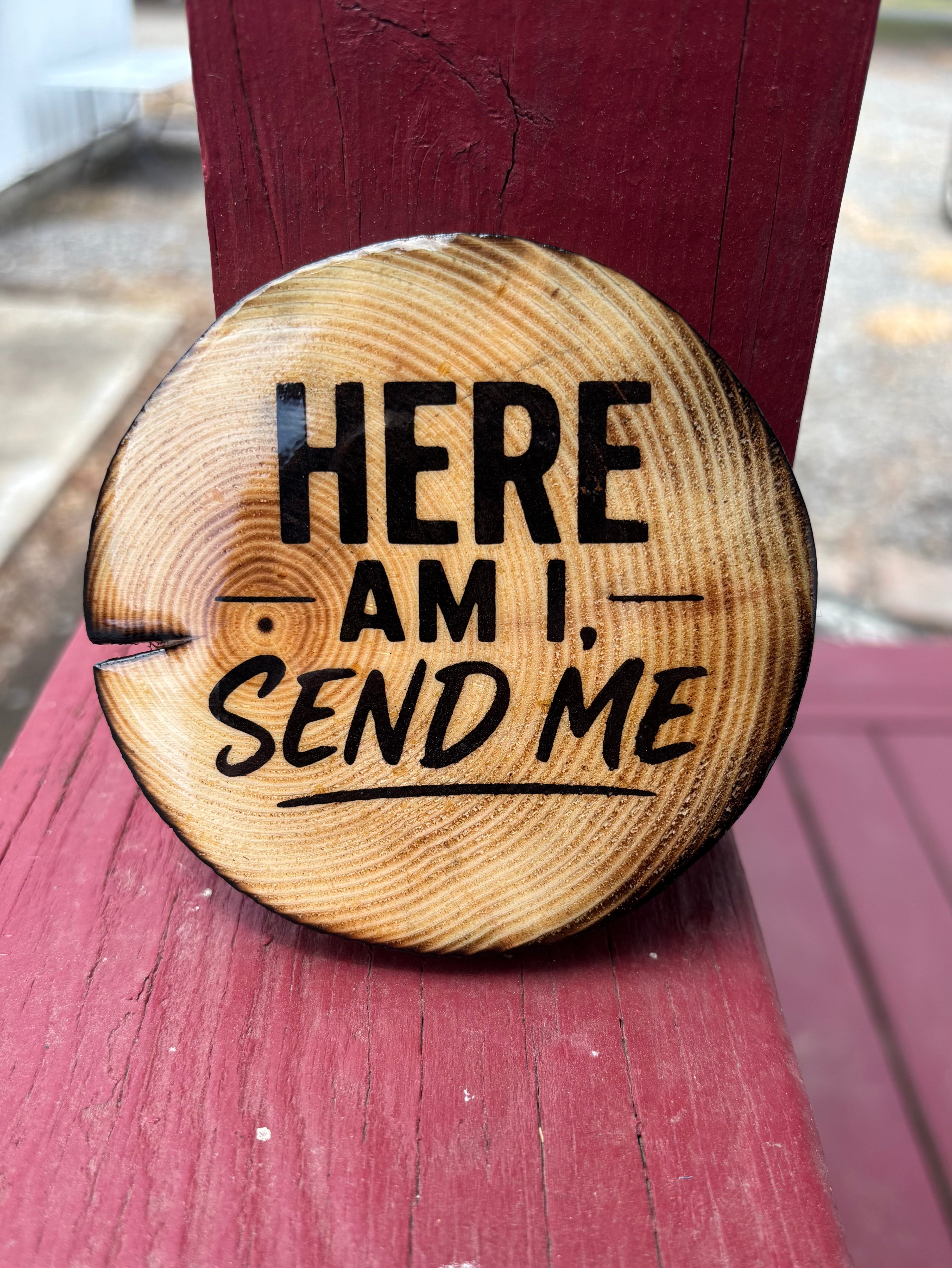 Pastor Appreciation Wood Coaster Magnet – Faith-Inspired Gift