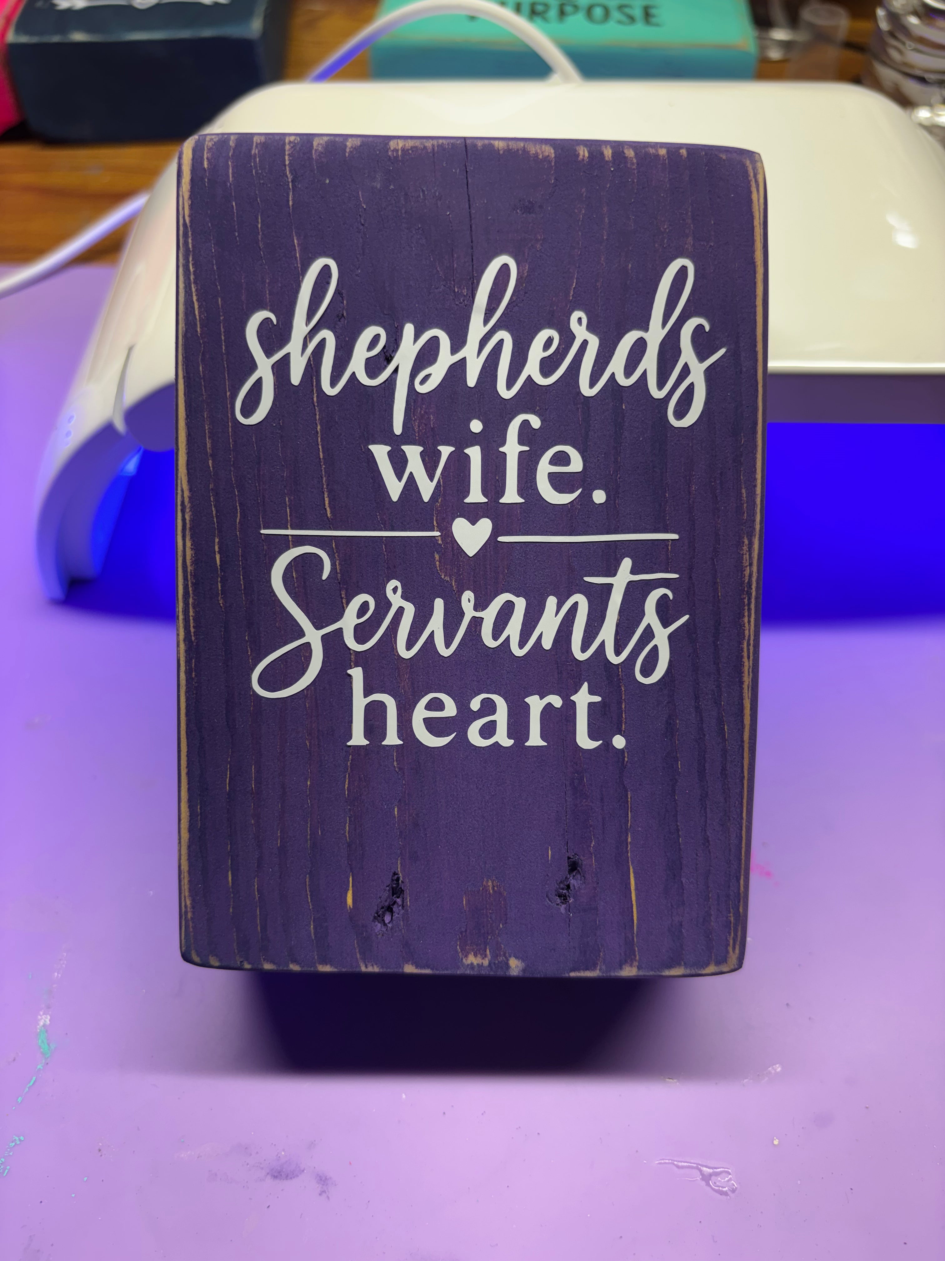 Pastor’s Wife Desk Sitter