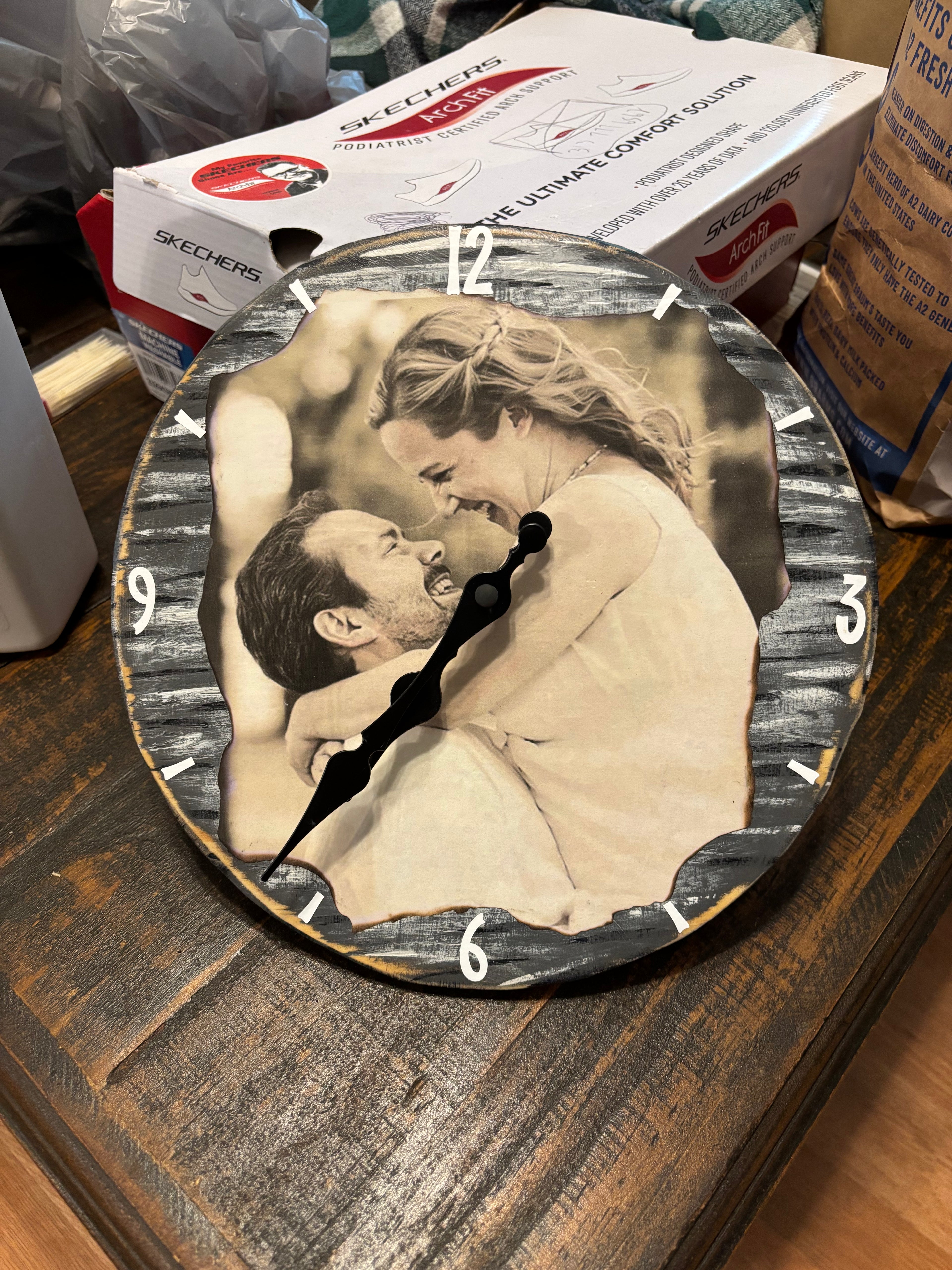 Personalized photo clock