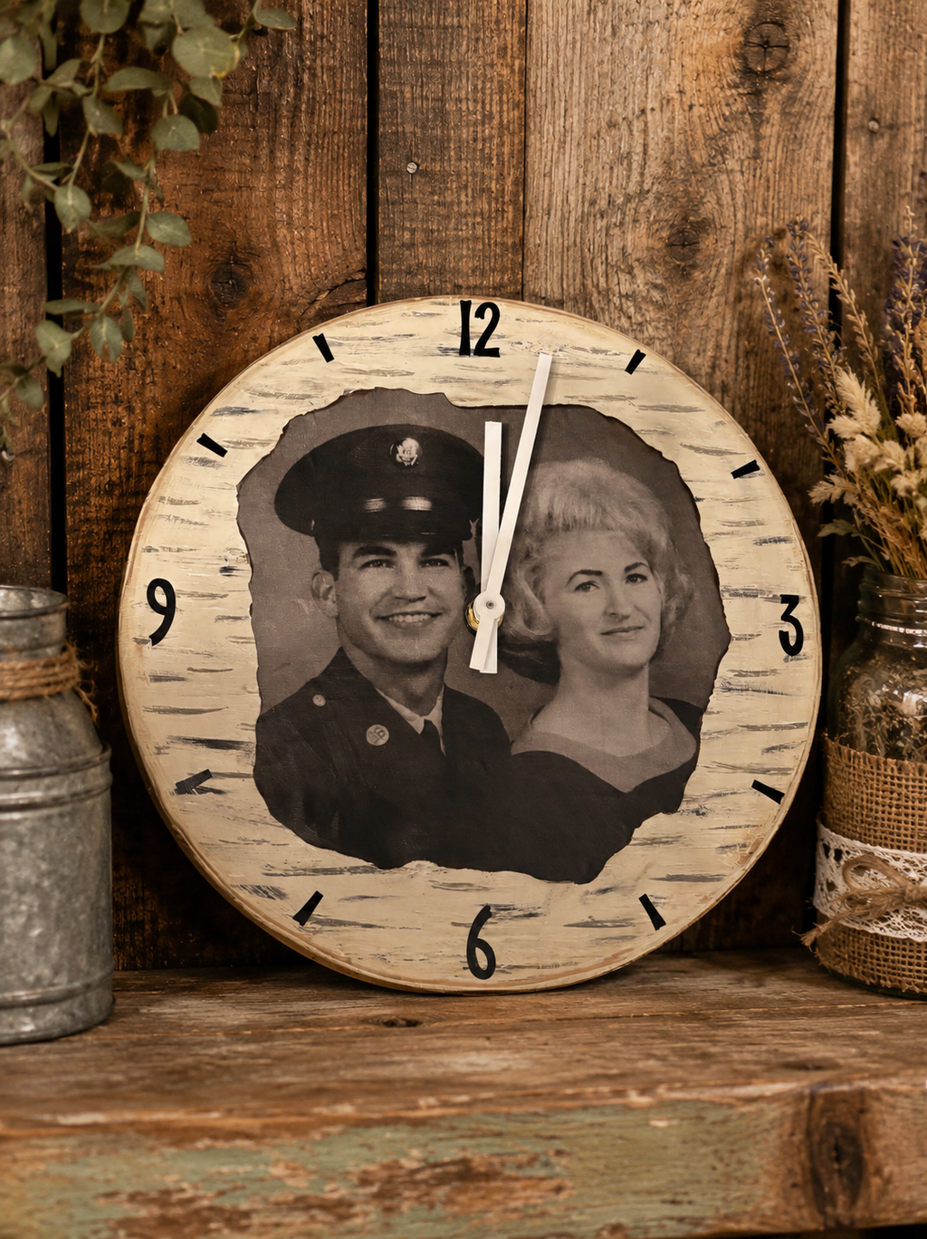 Personalized photo clock