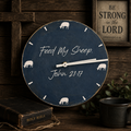 Feed My Sheep Christian Wall Clock | Pastor Appreciation Gift