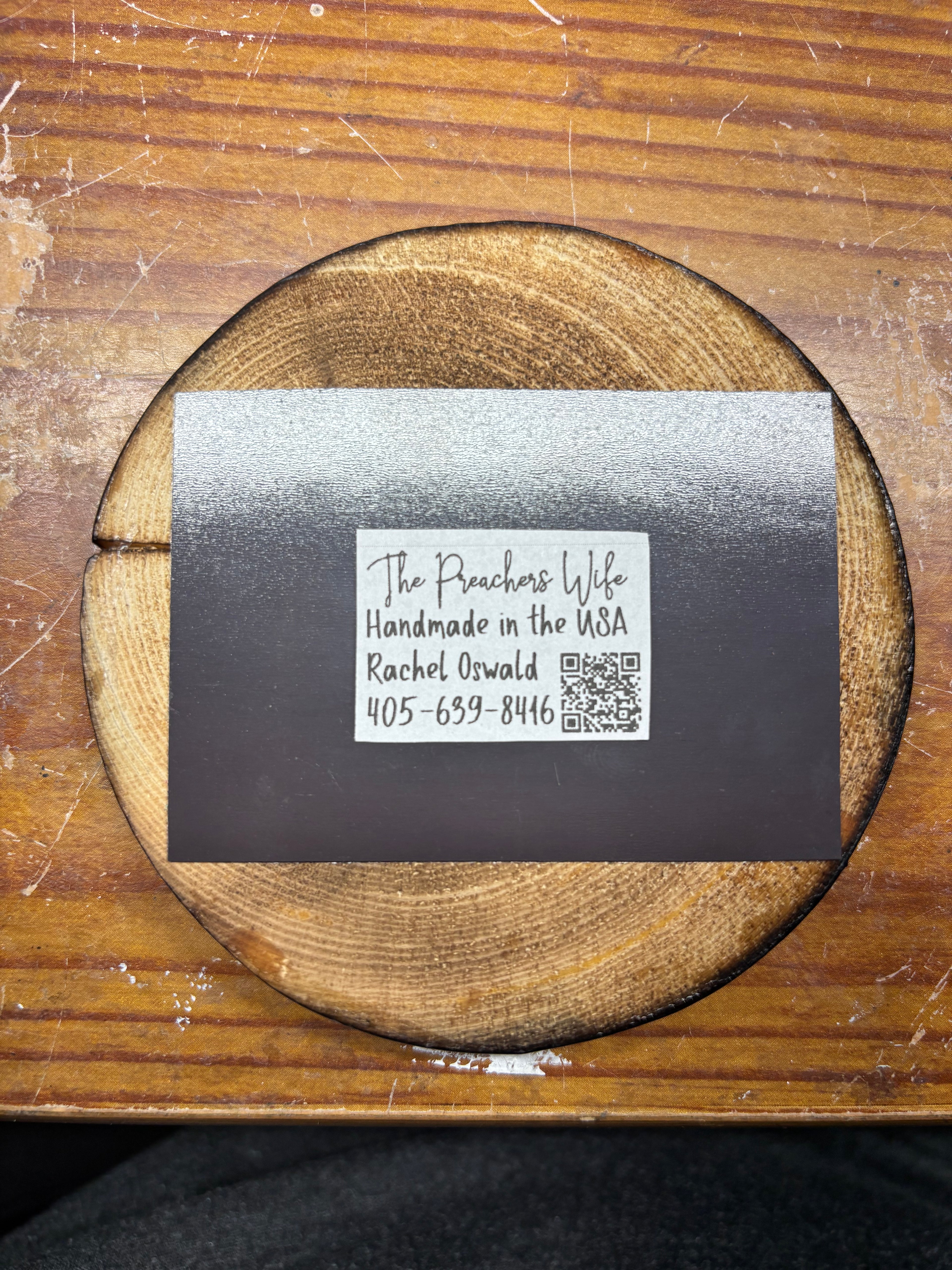 Pastor Appreciation Wood Coaster Magnet – Faith-Inspired Gift