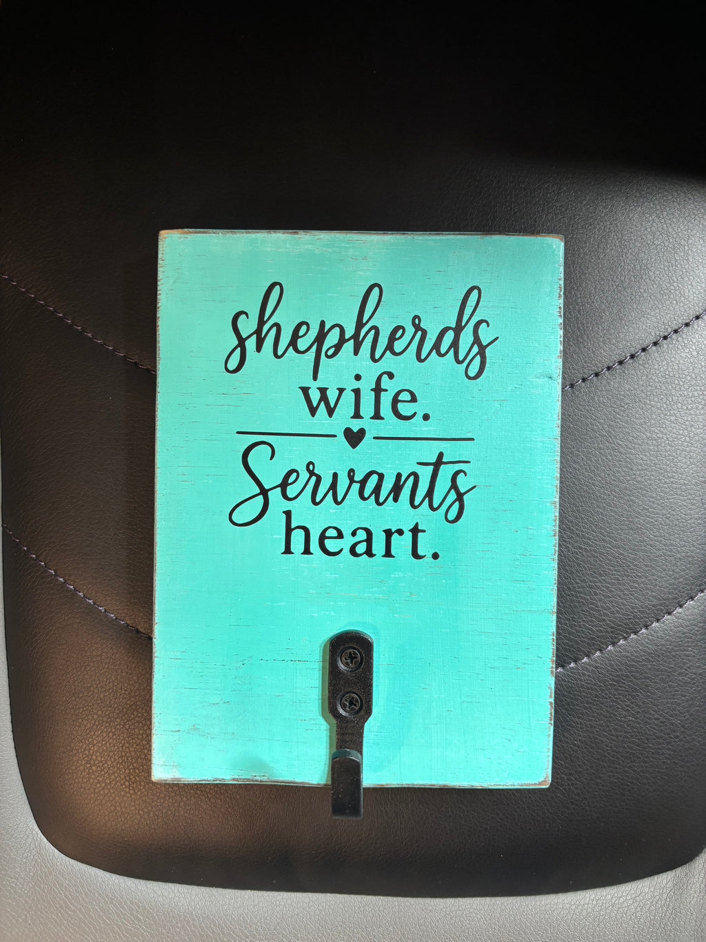 Pastor’s Wife “Shepherd’s Wife, Servant’s Heart” Key Holder Sign