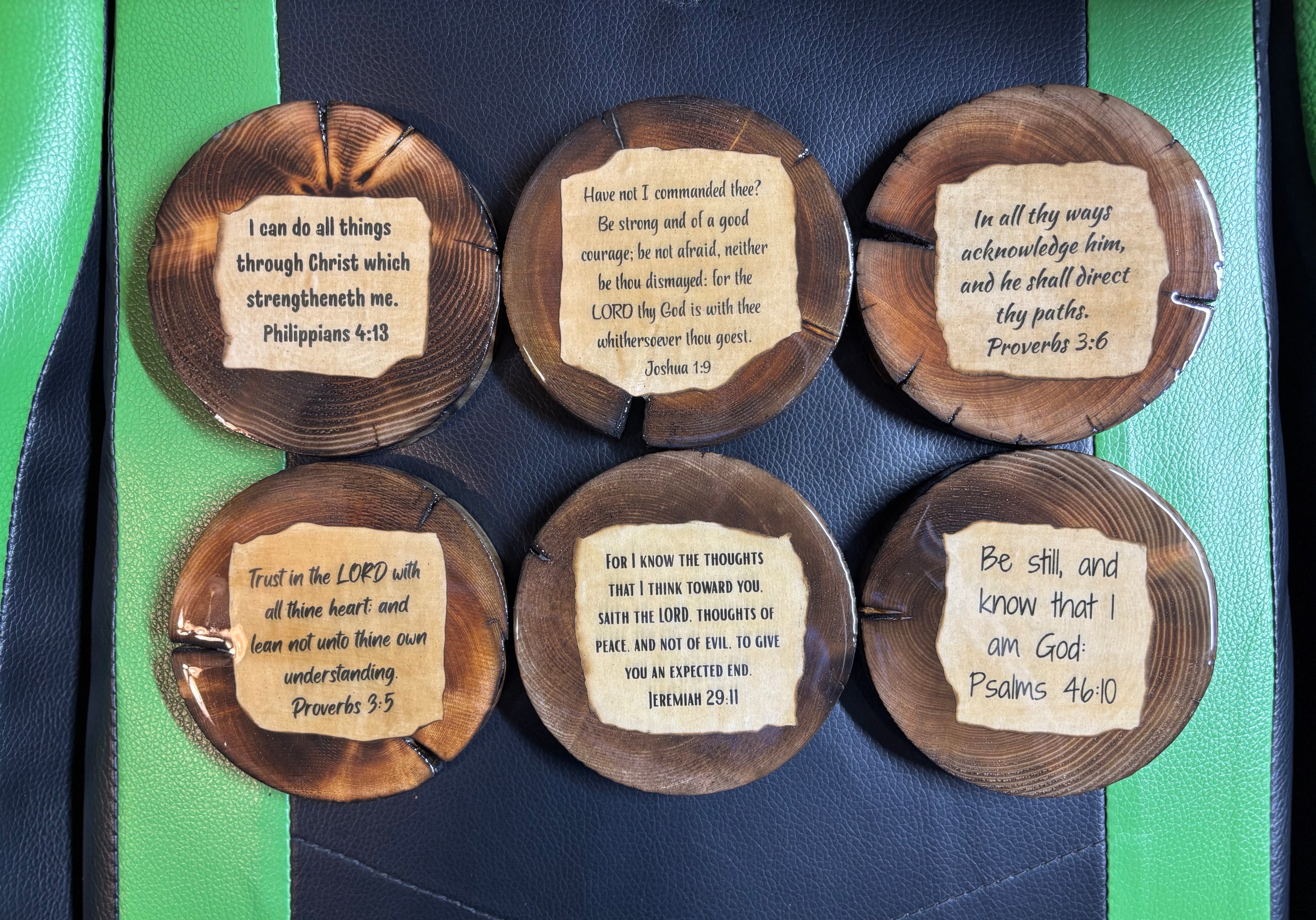 Bible Verse Coasters