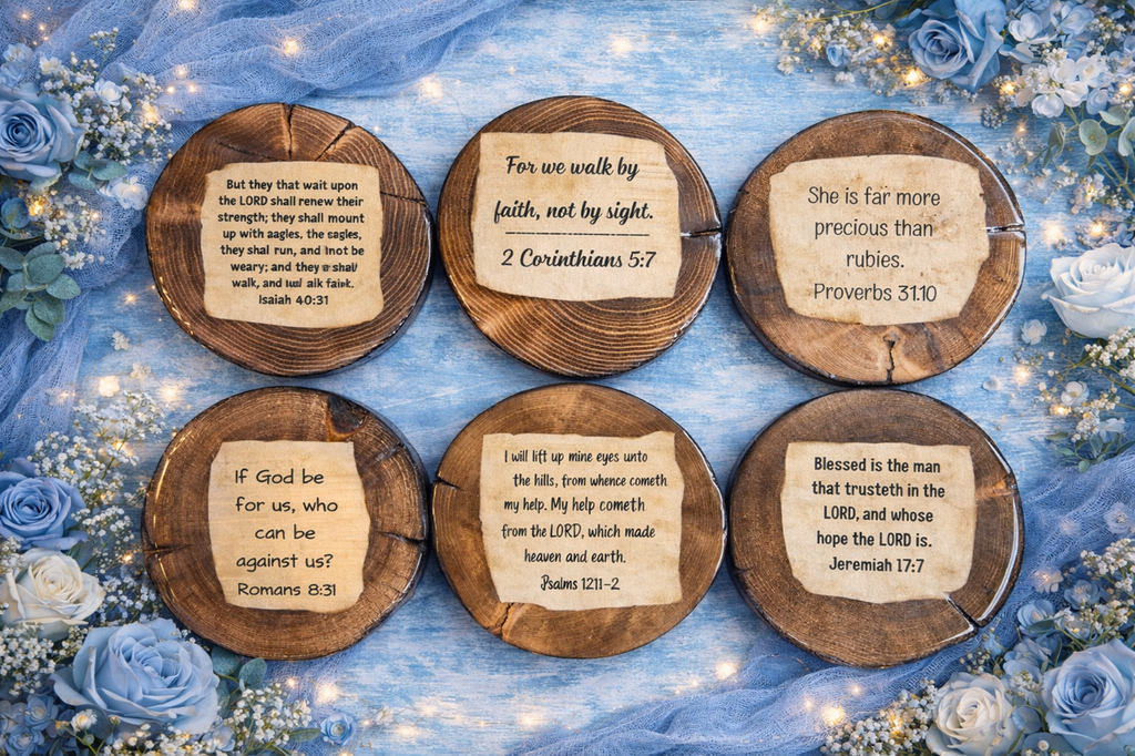 Bible Verse Coasters