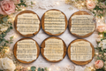 Hymn Wood Coasters
