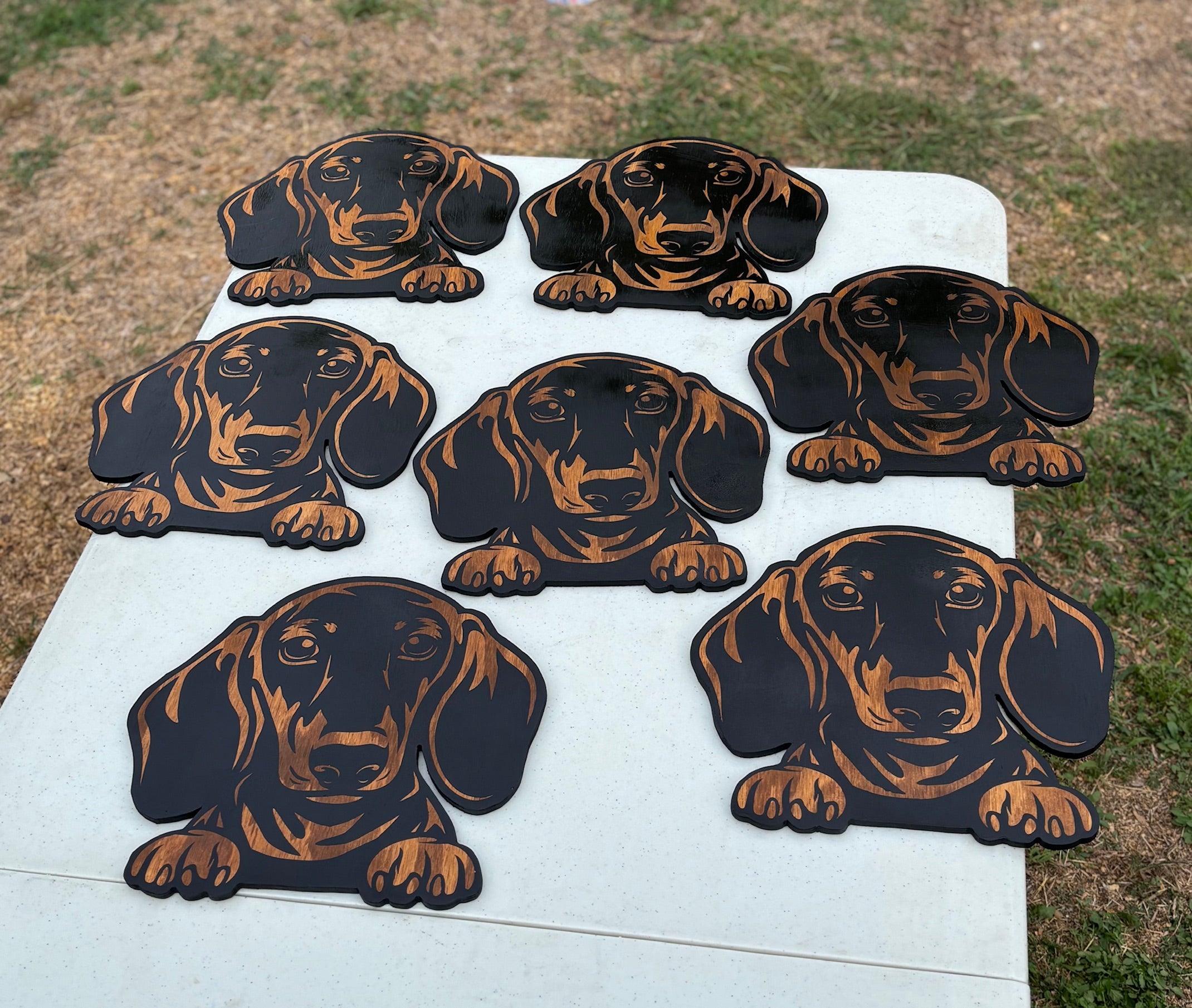 Dachshund Clock